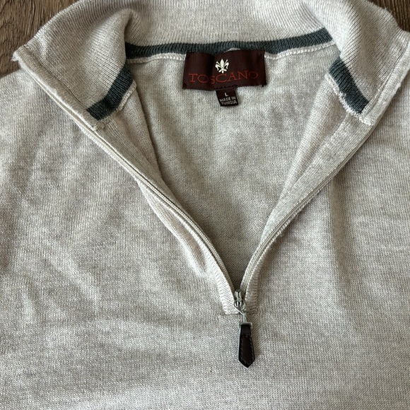 Toscano Men’s Sweater. Size L. - Picture 2 of 8